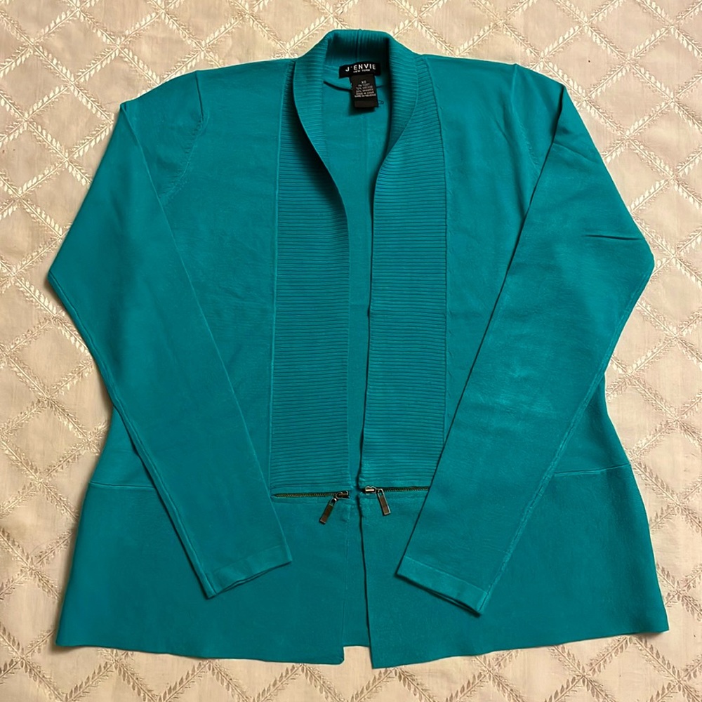 J’Envie turquoise cardigan, size XS